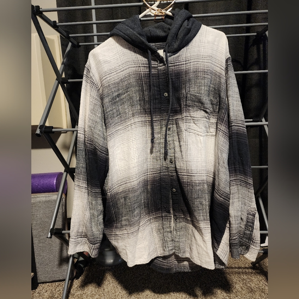 Womens hooded flannel